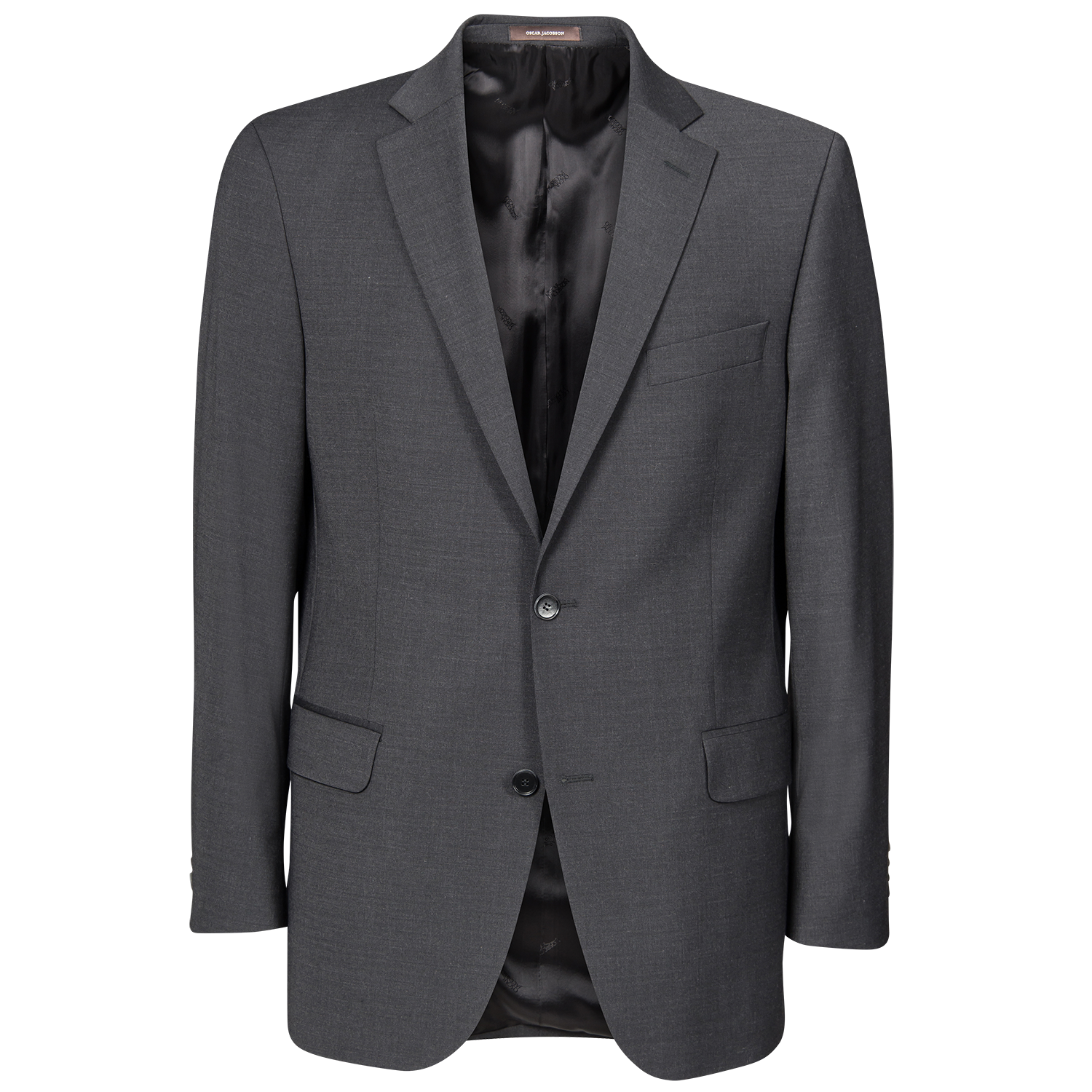 Oscar Jacobson Generous Fit Microstructure Blazer - size 46 - Men