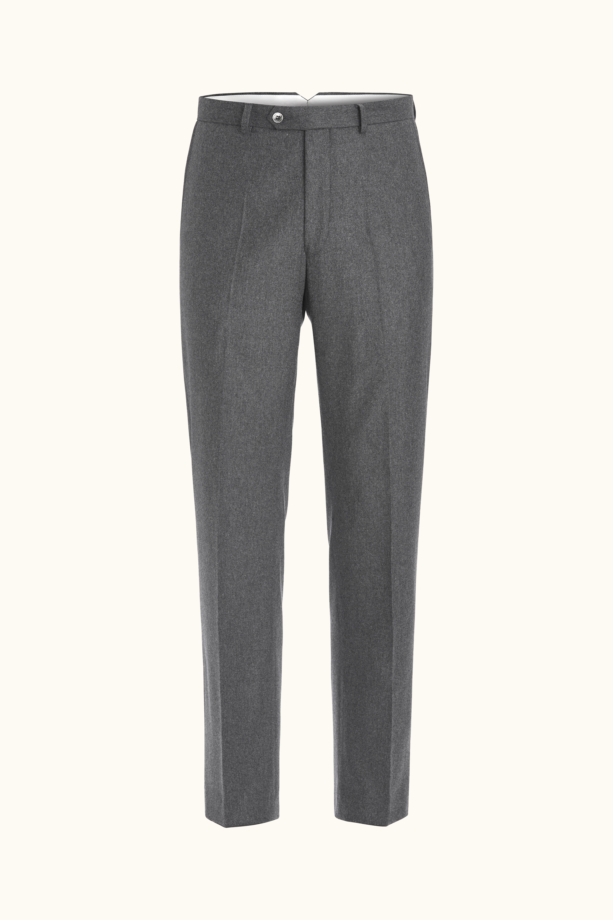Oscar Jacobson Regular Fit Flanellbukser Høy Midje - str. 56 - Menn